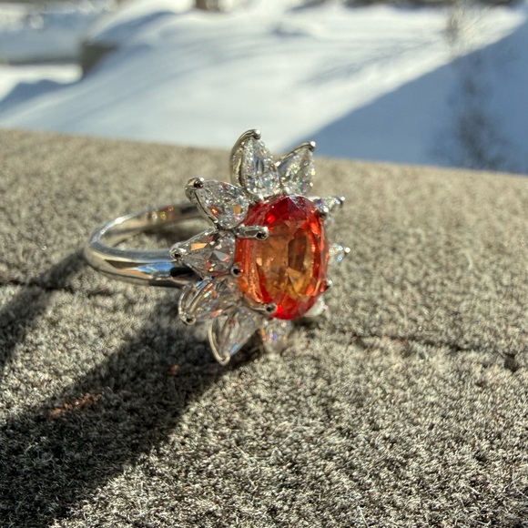 Jewelry - 3/$100 Sunset Orange Ring size 6